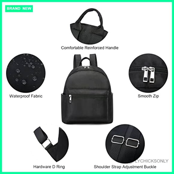 Lightweight Waterproof Mini Backpack with Multiple Pockets for Daily Use main image 6